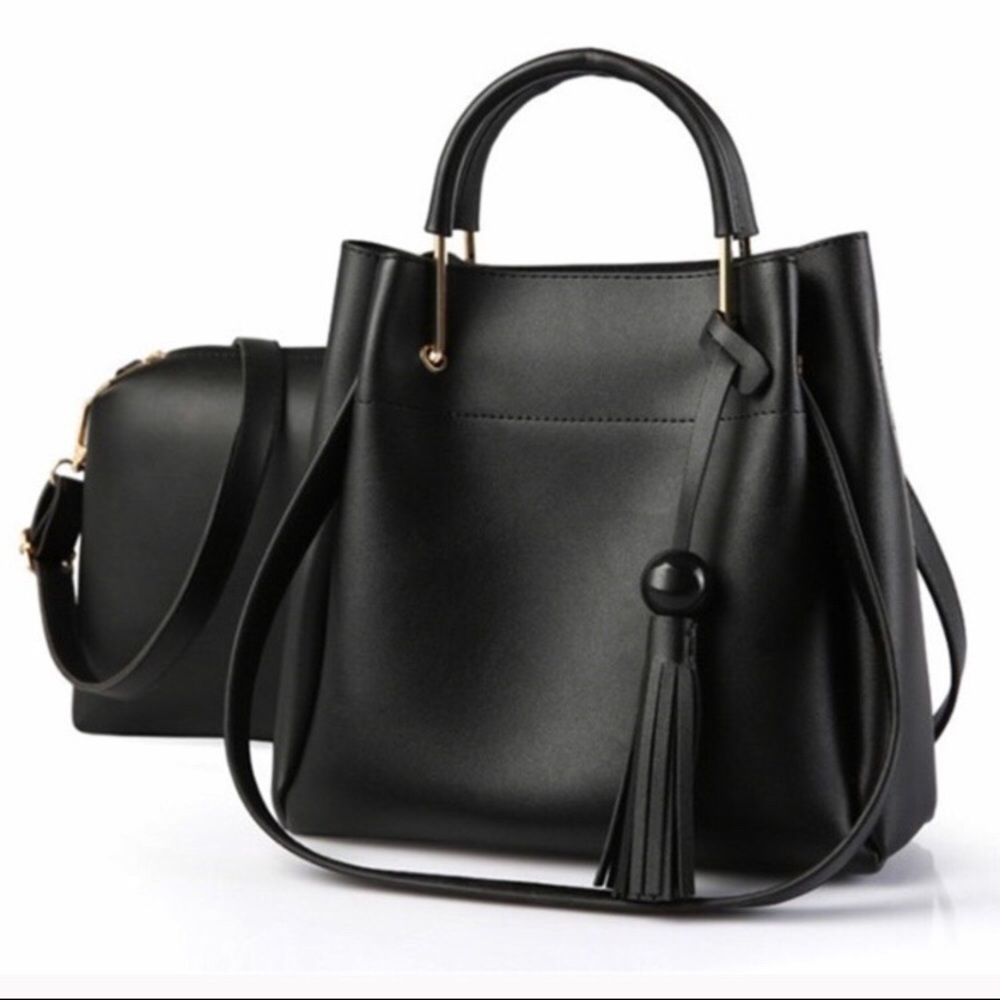 ‼️BOGO FREE Tassell tote bag, 2/1, vegan leather